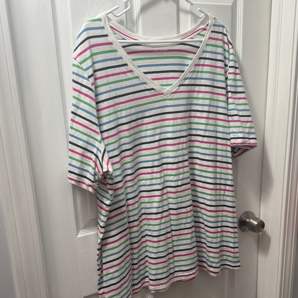 Lane Bryant Multicolor Striped Top